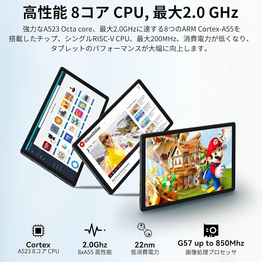 Amazon.co.jp: 【最新タブレット8コア】タブレット 10インチ wi